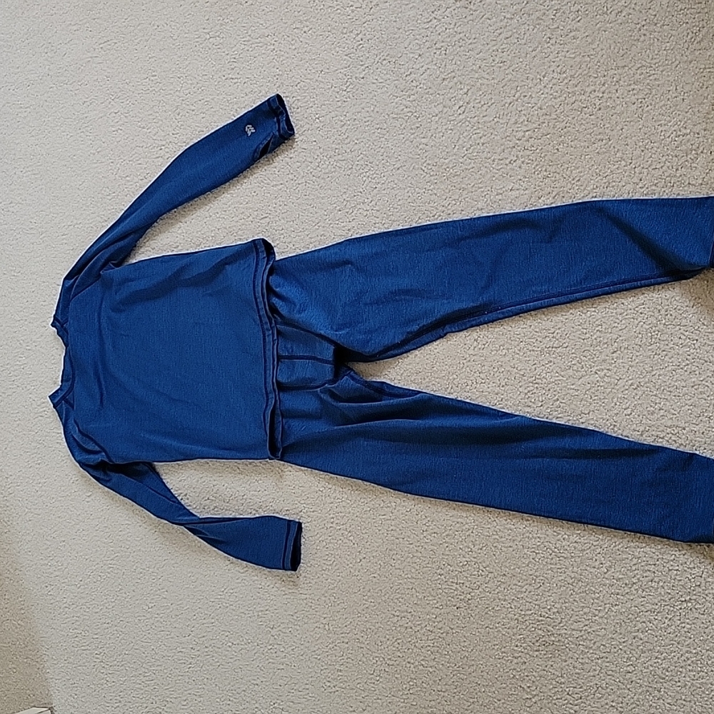 Boys athletic wear layer thermal top and pants set